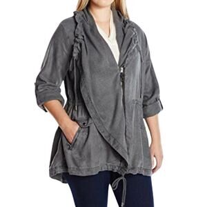Lucky Brand Women's Plus Size Drape Utility Jacket Size 2X New without Tag